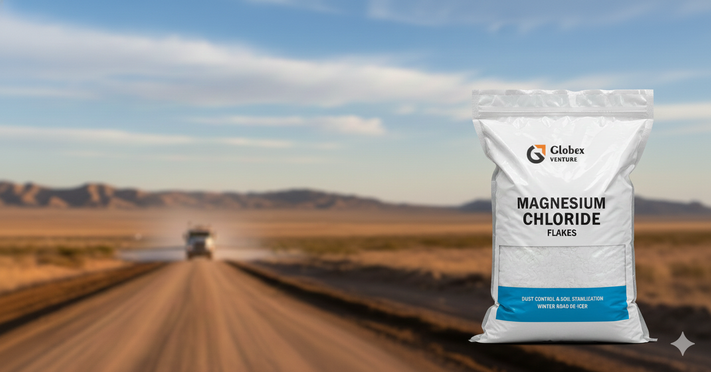 Magnesium Chloride Flakes for dust control